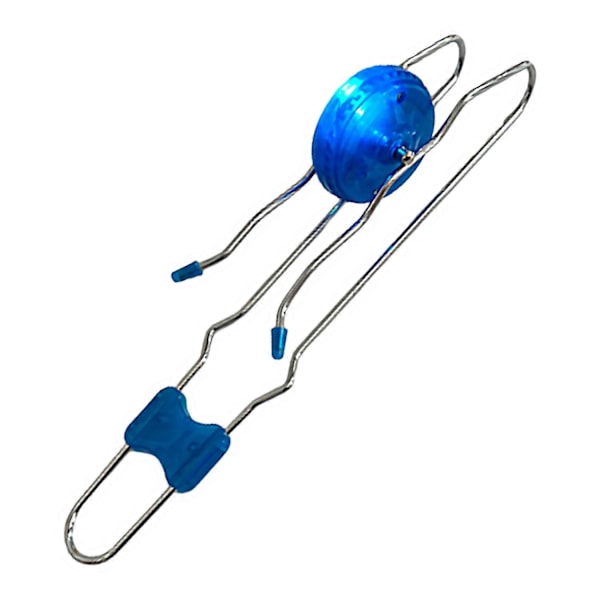 1/3 st Retro Gyrohjul Leksak Stresslindring Lysande Skena Snurra LED Magnetisk Bana Snurrtopp [HK] Blue