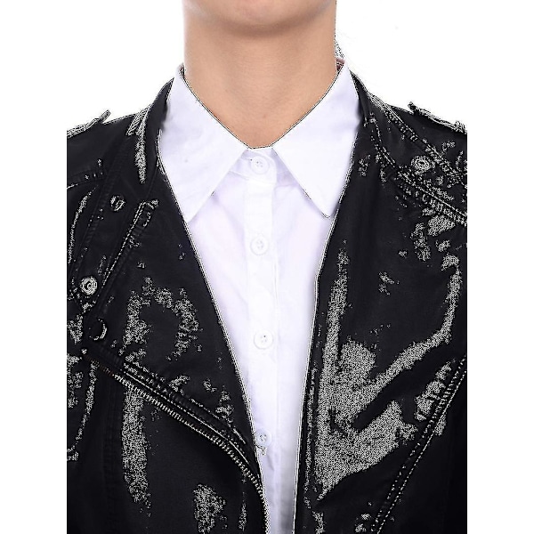 2 Stykker Falsk Krage Avtakbar Bluse Dickey Krage Halv Skjorte Falsk Krage For Kvinner Favors A[HK] 2 White