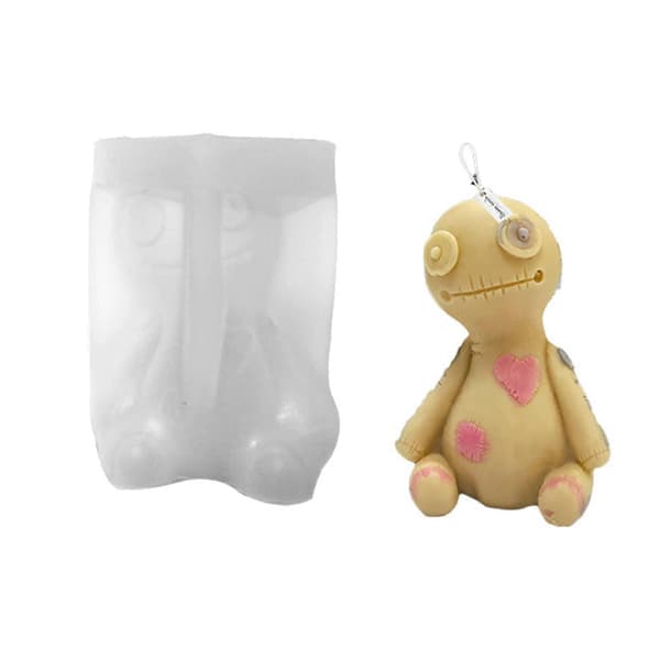 3D forbandet til dukke epoxy støbeform til DIY håndværk Halloween festindretning harpiks [HK]