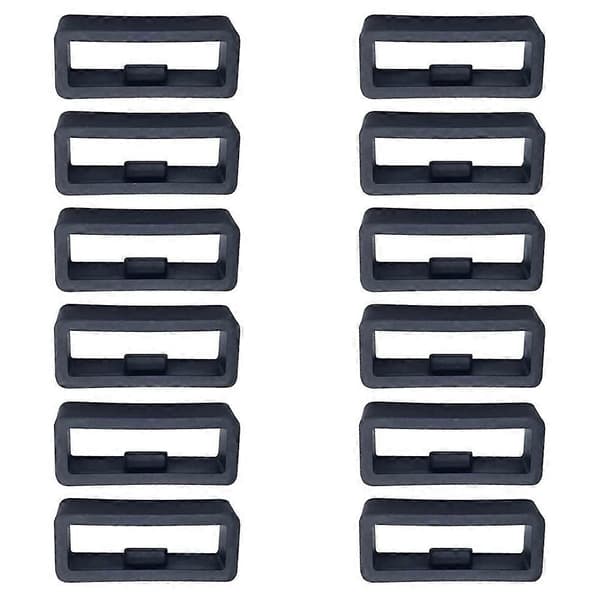 22 mm bred silikone urremssløjfe til Garmin 735Xt rem urremsholder til Forerunner 235 erstatningsrem [HK] Black