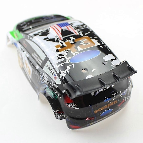 RC Bil Kaross Skal Fjärrkontroll Leksak Reservdelar Passar Wltoys Fordonsleksaksmodell Tillbehör Racingbil Skal, K989[HK] Black  green