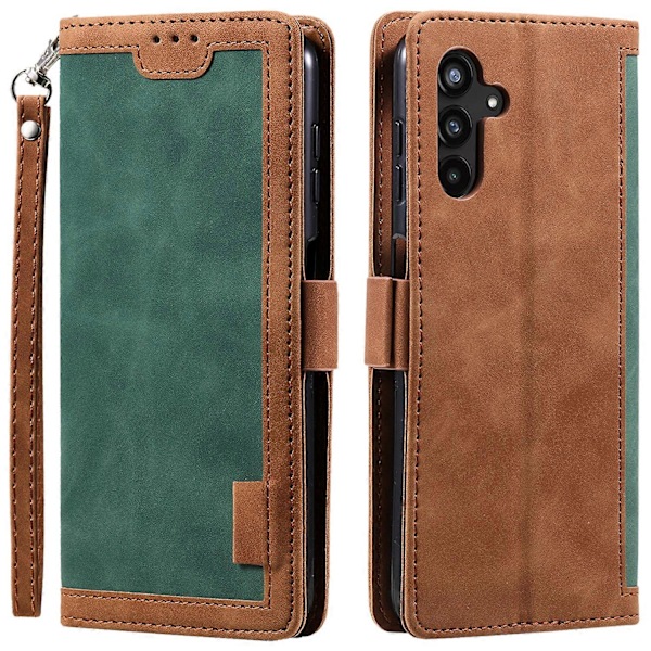 Til Samsung Galaxy A16 Wallet Case RFID-blokering Stand Læder Telefon Cover[HK] Green