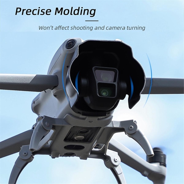 For Air 3 modlysblænde Anti-solskærmsdæksel Hurtigmontering Hurtig afmontering multifunktionelt dronetilbehør ([HK])