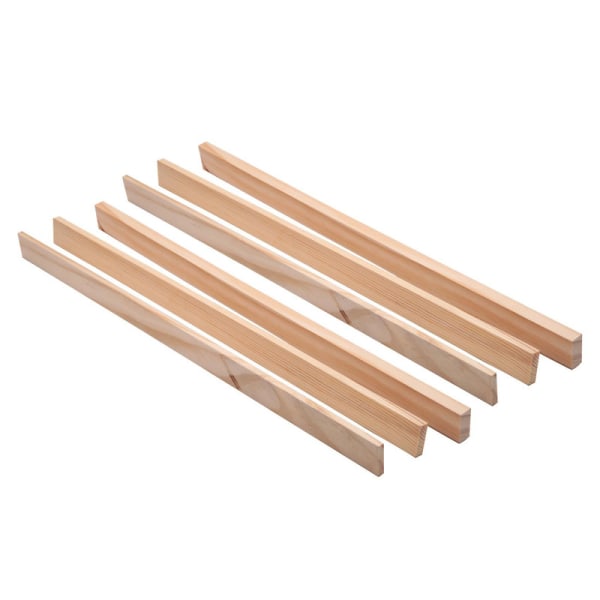 6pcs/set Mud-rolling Stick Guide Mudboard Guide Wooden Strips Diy Ceramic Mudboard Forming Tool Teaching Pottery Tool[HK]