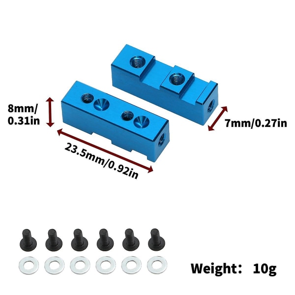 2 stk. Metal Servo Monteringsbeslag Til G601/gf01/wr02 54587 Rc Bilopgraderingsdele([HK])