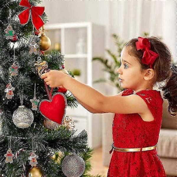 Jule Gingerbread Man Ornament til Trædekoration[HK]