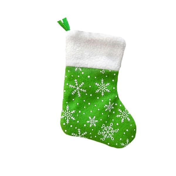 Julesok Grøn Julesok til Gavepose 1 stk. [HK]