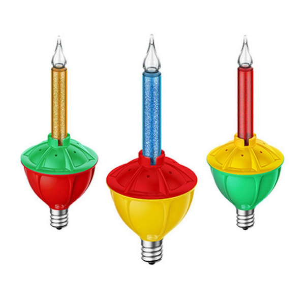 3 st Julbubbellampor IP65 Vattentäta Energibesparande Låg Strömförbrukning Inomhus Julhängande Lampor QingHai[HK] 3pcs