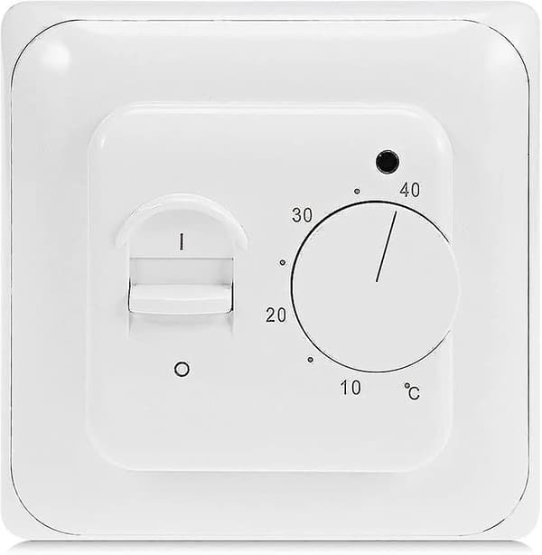 Elektrisk gulvvarmetermostat med sensor til 220V 16A AC[HK]