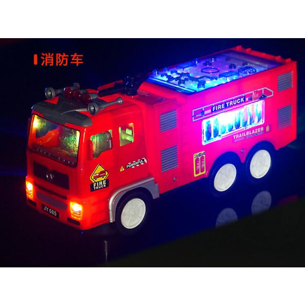 Simulering Bil Multifunksjonell Brannbil Modell Legering Bil Leker[HK]