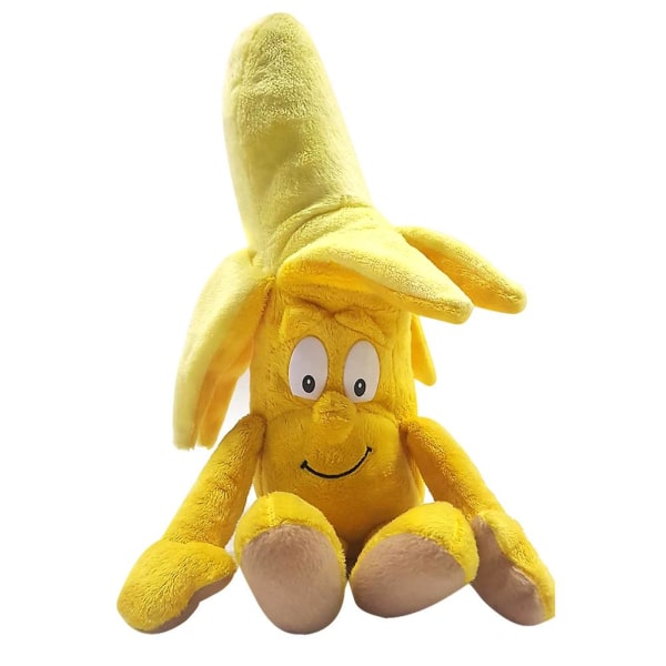 1 stk. Frukt og grønnsaker Myk plysjleketøy Fylt dukke Søt gave til barn[HK] Banana