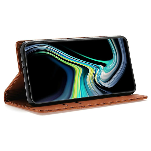 Samsung Galaxy A26 5G Lompakkokotelo Magneettisella Sulkemisella Nahkainen Puhelinkotelo - Musta[HK] Multicolor Brown