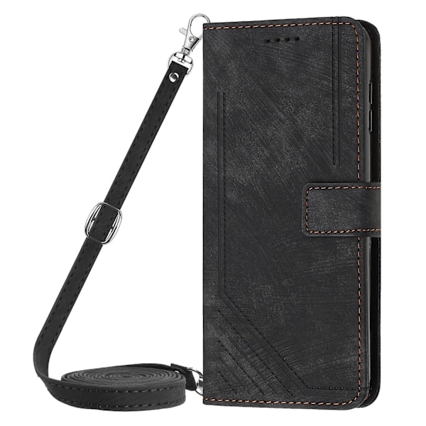 PU-kotelo Motorola Edge 50 Pro[HK]:lle Black