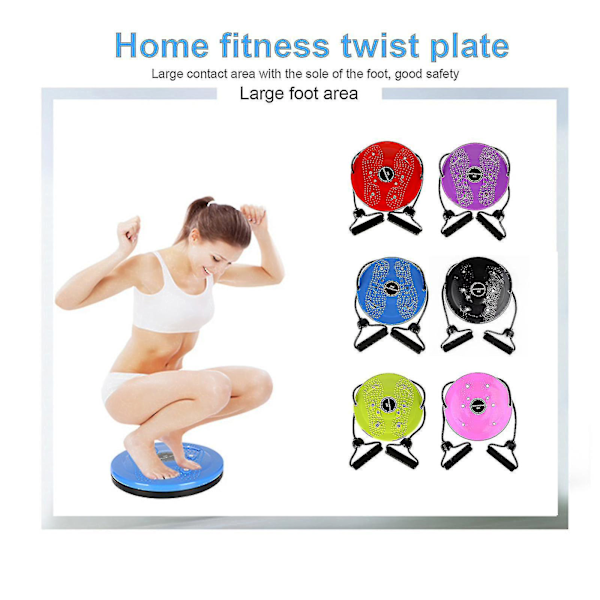 Waistwhisper - Taljeformende Talje Twist Disc, Waist Whisper Træningsmaskine til Hjemmet, 50% Tilbud[HK] Black