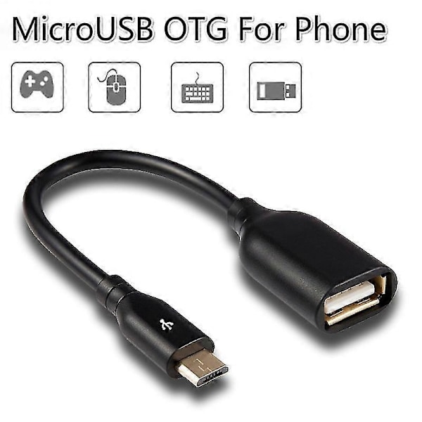 OTG-sovitin Micro USB -kaapelit OTG USB -kaapeli Micro USB - USB:hen [HK] A04