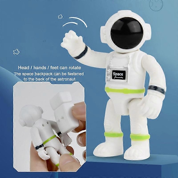 Leksaksraket Rymdskeppsleksak Astronaut Tidig Utbildning Födelsedagspresent för Pojkar Flickor[HK] B