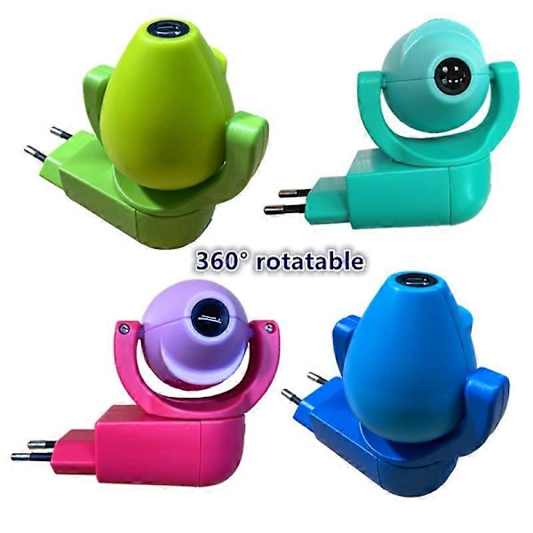 Stjerne Måne Dyr Projektor LED Projektor 6 Billedsensor EU Stik Natlampe Børn Baby[HK] Blue