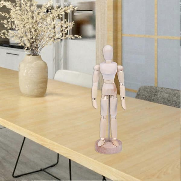 Tre Mann Ledd Dukke for Dekor Kreativ Pynt[HK]