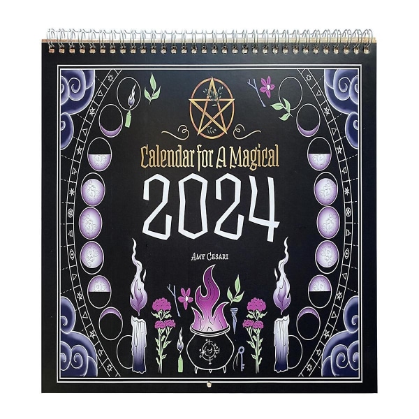 2024 Magical : For arjelle Pehmeäkantinen kalenteri 2024 Calendar For A Magical ([HK])