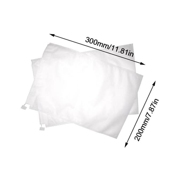 Havefrugtposer 10x robuste netposer med snøre, 100 cm lang x 20 cm bred[HK]