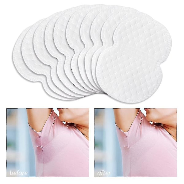 HKK  100 st/set underarmsskydd Klänning Kläder Perspiration Deodorant Pads Armhåla Vård Svettabsorberande Pads Deodorant För Kvinnor Män