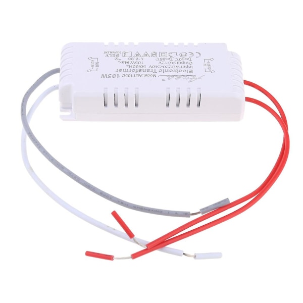 AC 12V 105W Halogen Driver Ljus LED Strömförsörjning Elektronisk Transformator Ny[HkkK] White