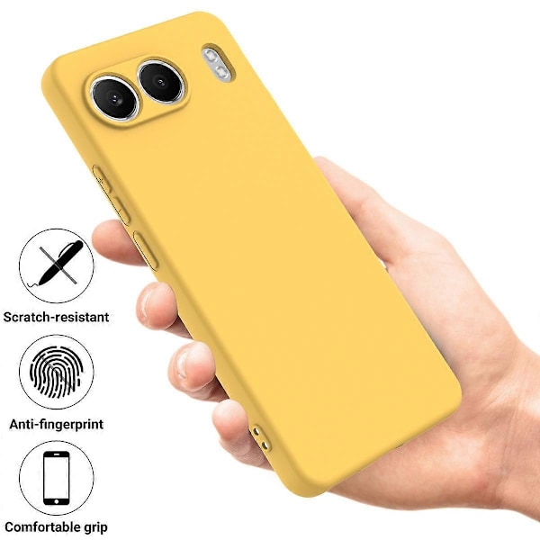 OnePlus Nord 4 Kuori Nestemäinen Silikoni Naarmuuntumaton Puhelinkuori Rannekkeella - Vihreä[HK] Yellow Multicolor