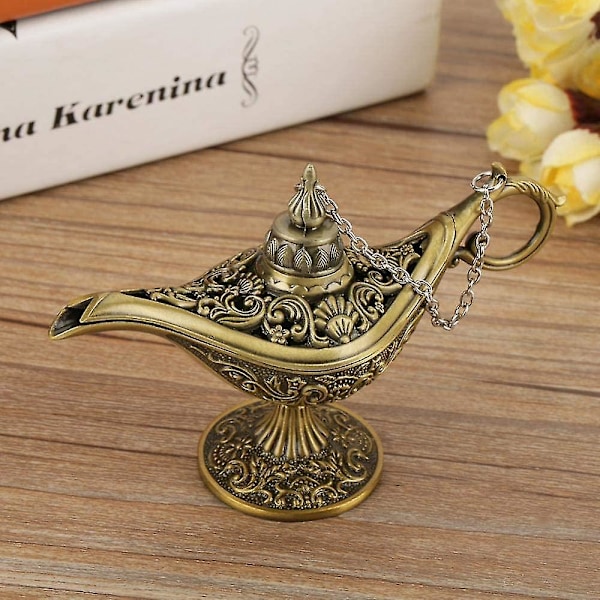 Aladdin Magisk Lampe Håndværk Aromaterapi Komfur Boligindretning Kreative Ornamenter[HK] GREEN