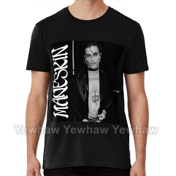 Damiano David Maneskin T-shirt band[HK] M black