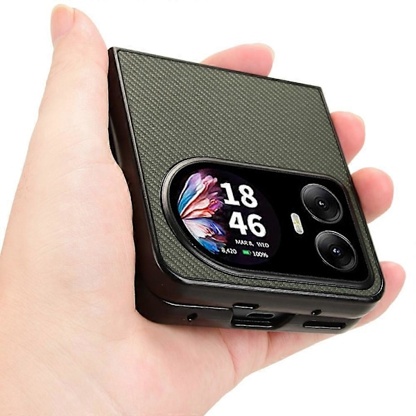 För Blackview Hero 10 4G Skal Kolfibertextur Stötsäkert PU+PC Telefonskal[HK] Style D Multicolor