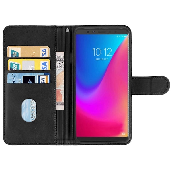Läderfodral till Lenovo K5 Pro [HK] Black