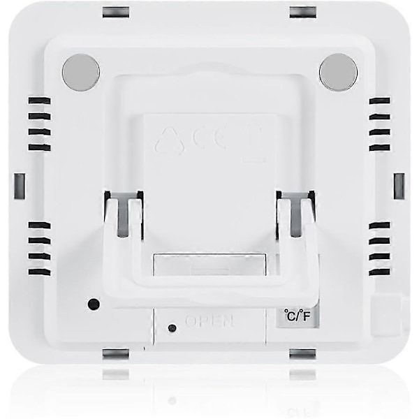 2 st Digital Frys-/Kylskåpstermometer med Magnet och Ställ Digital Frystermometer med LED-Alarmindikator Max/Min-Minne Frys [HK]