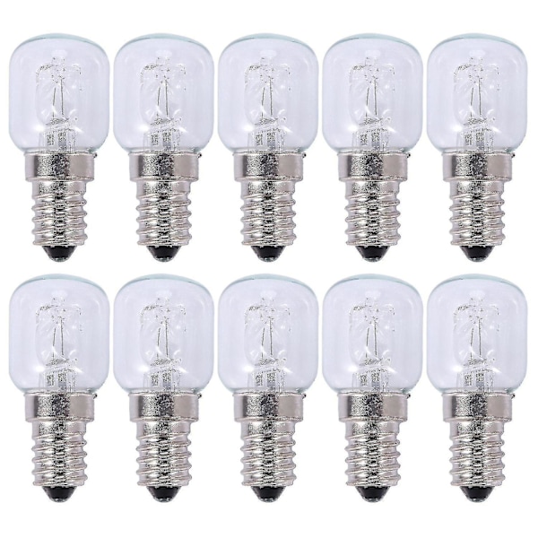 HKK  2024,10x E14  High  Temperature Bulb 500 Degrees 25w Halogen Bubble Bulb