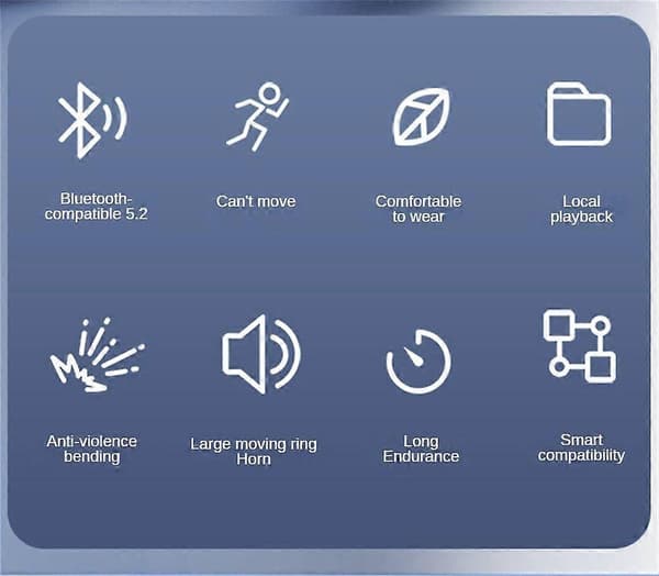 Langaton Bluetooth 5.2 ulkourheiluheadset[HK]