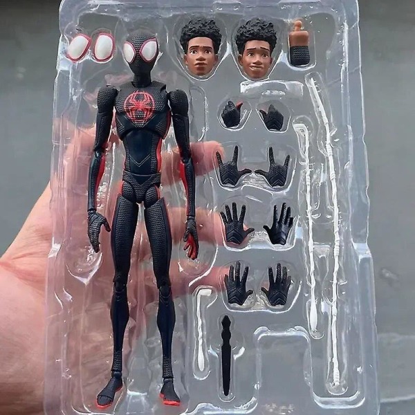 Anime Spider-Man Actionfigur Docka Gwen Spider-Woman Staty Spider-Man Karaktär PVC Modell Docka Leksak[HK] With Box Peter Parker