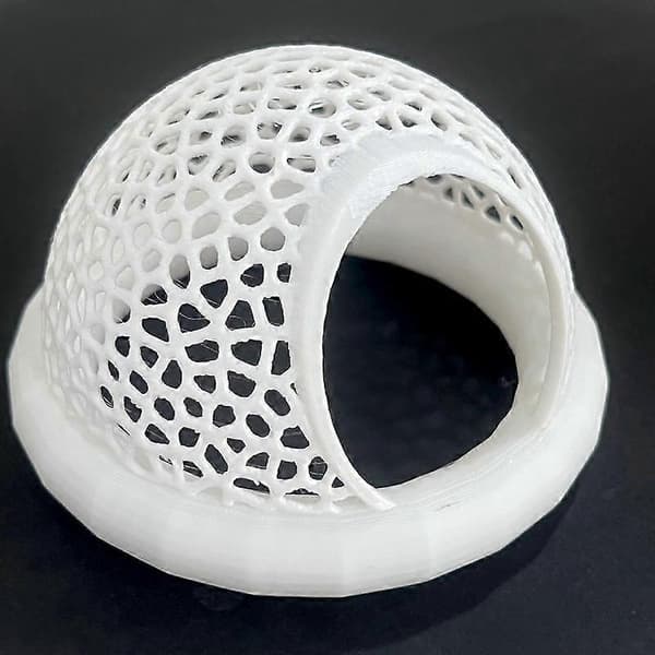 Flydende Betta Skjulested & Reje Hule 3D Printet Akvariedekoration, Multifunktionel Hængekøje, Foderring & Sikkert Hvilested for Betta, Rejer & [HK] B S