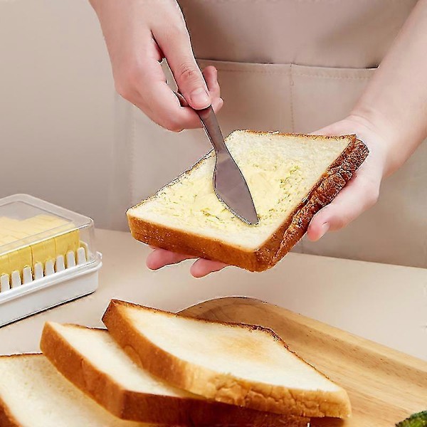 Smørboks Opbevaringsboks Skæring Konserveringsboks Smør Crisper Opbevaringsboks (HK)