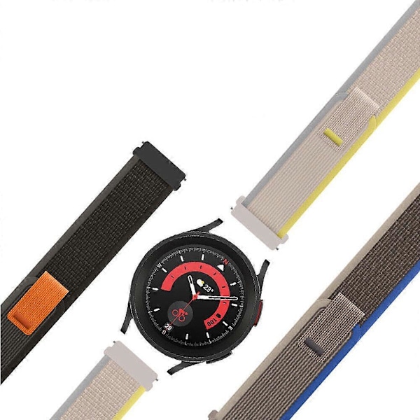 Udskiftnings Trail Loop Nylonrem 20mm Sports Justerbar Urrem til Garmin Venu 2 Plus/Venu Sq Blue