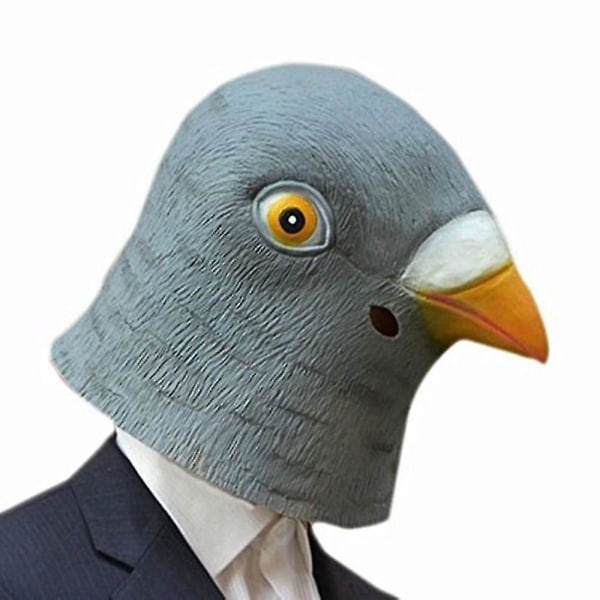 HK New Pigeon Mask Latex Giant Bird Head Halloween Cosplay Costume Teater rekvisitamasker til fest bursdagsdekorasjon