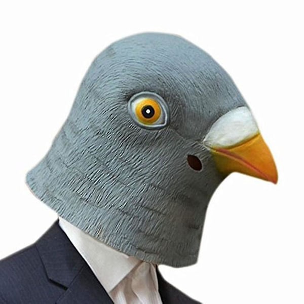Ny Due Maske Latex Gigant Fuglehoved Halloween Cosplay Kostume Teater Rekvisit Masker Til Fest Fødselsdag Dekoration[HkkK]