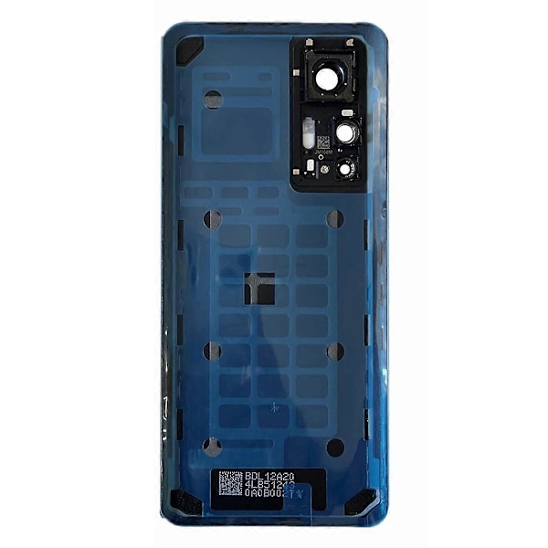 För Xiaomi 12T Pro 5G Bakre Batterihölje med Kameraring Lins Skydd Reservdel [HK] Style C Multicolor