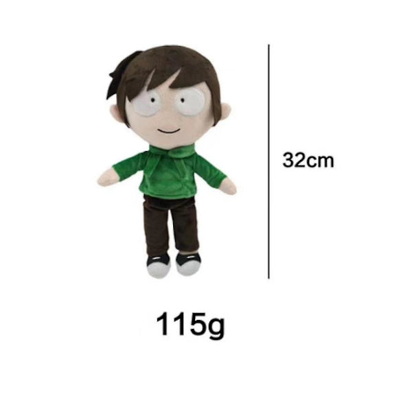 Eddsworld Plyschdocka, Edd Tord Matt Tom Gosedjur[HK] Green