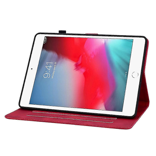 Emed Læder Etui Til iPad mini 5 / 4 / 3 / 2 / 1[HK] Red