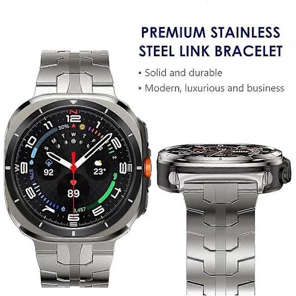 Titaniumlegeringsarmband för Samsung Galaxy Watch Ultra 47mm[HK] Titanium