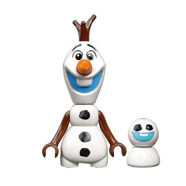 5 stk/sæt Frozen Series Minifigures Building Block Kit, Elsa Anna Mini Action Figures Legetøj Til Børn[HK]