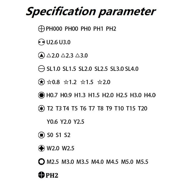 64-i-1 klocka mobiltelefon demontering underhåll verktyg krom vanadium stål skruvmejsel set([HK])