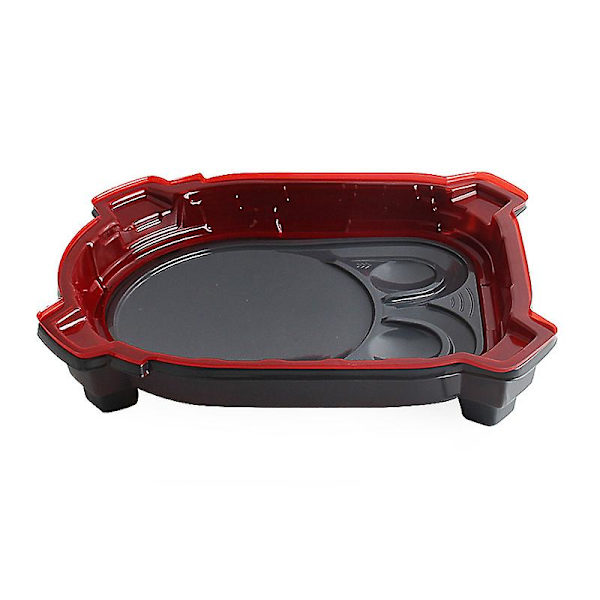 Stadium Gave Burst Gyro Disk Spændende Duel Spinning Top Launcher Tilbehør[HK] Black gray  red