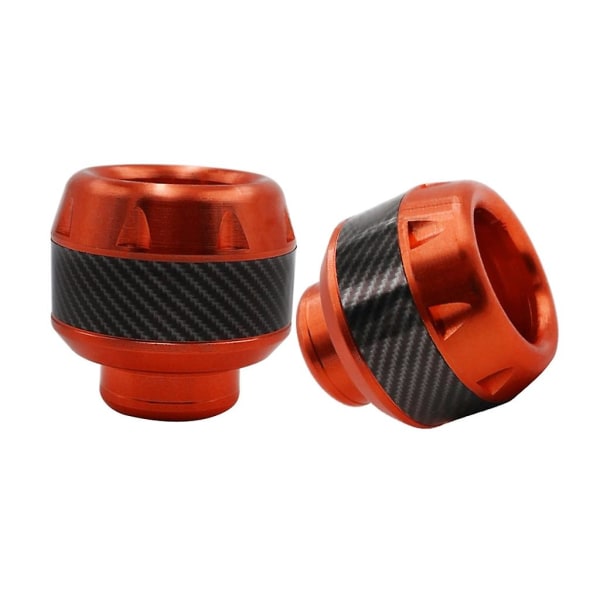HK 2 stk motorsykkel ramme krasjputer motorhus glidebrytere fallbeskytter universal Orange