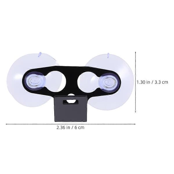 Bilvindrutefäste med sugkopp 2 st Slitstark design[HK]