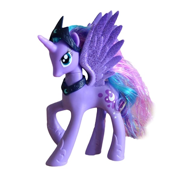 1 st My Little Pony Månprinsessa Actionfigur PVC Docka Barnleksak Samling 7 [HK]